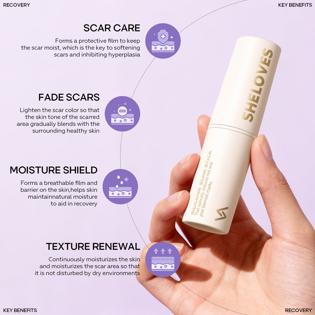 Silicone Scar Stick SILICONE SCAR STICK Acne Marks and Pits Care Lightening Cream Silicone Scar Gel
