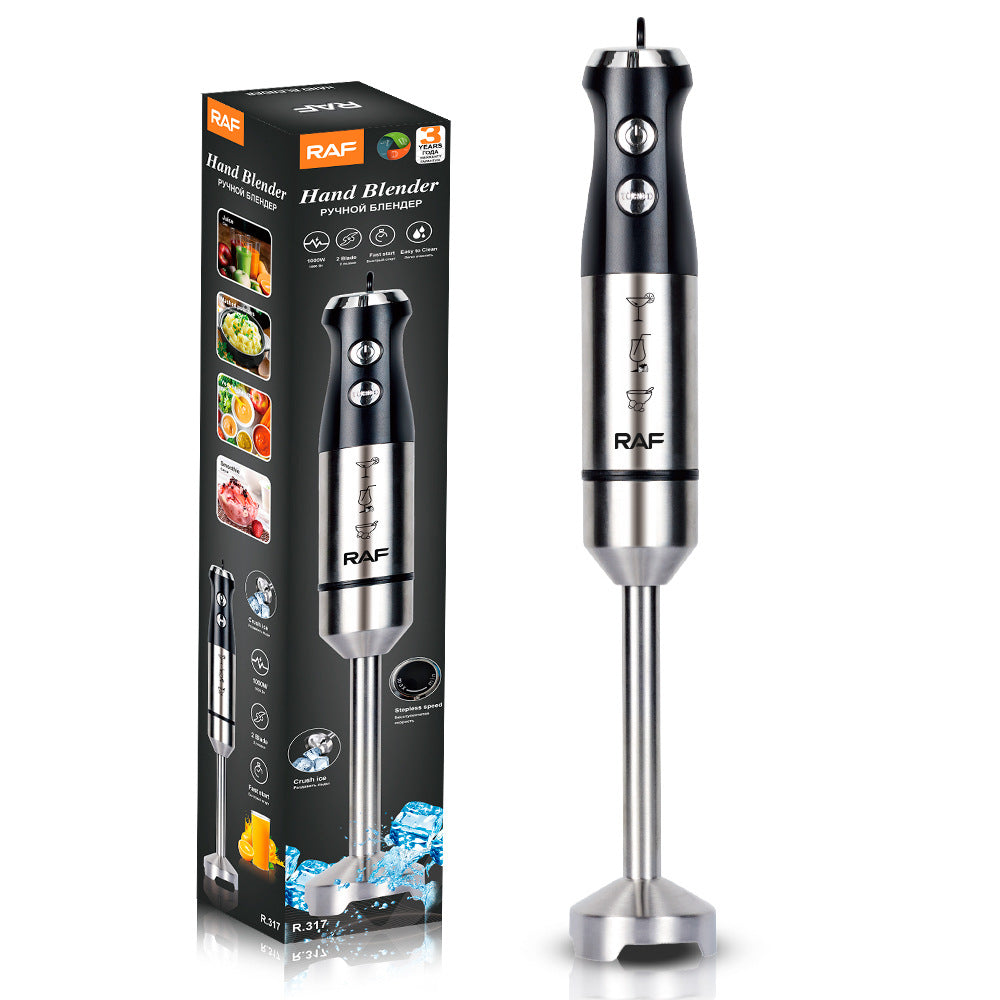 RAF EU Standard Handheld Cooking Stick Mixer Multi-Functional Household Food Cooking Auxiliary Food Baking