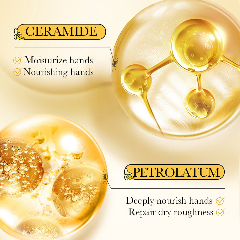 Banana Hydrating Hand Cream30g SADOER Moisturizing and anti-chapped autumn and winter hand cream  wholesale