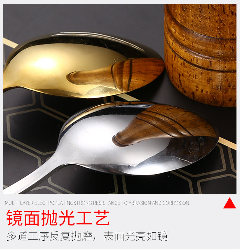 1010Stainless Steel Tableware Hotel Restaurant Knife Fork Spoon Set Western Steak Knife Fork24Set