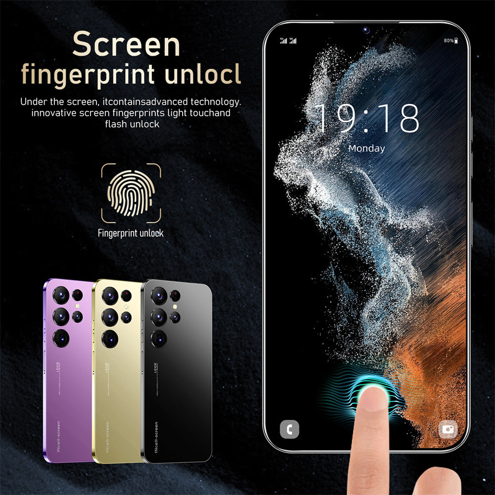 Mobile Phone S22Ultra+16+1T Memory Android Smartphone Ultra Large Screen Flagship Full Screen