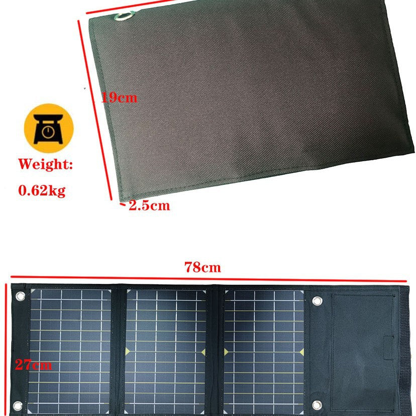 Specially designed for solar-powered portable power banks21W Solar Folding Mobile Phone Charging Bag Portable Power Bank