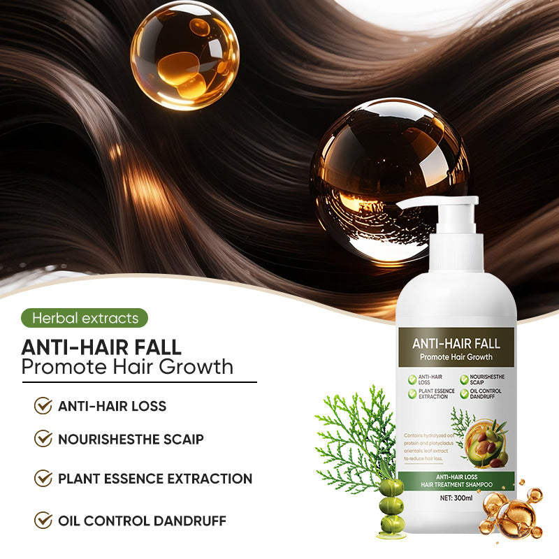 Universal Moisturizing Anti-Hair Loss Shampoo Oil Control Volumizing Anti-Dandruff Hair Strengthening Shampoo for Men and Women