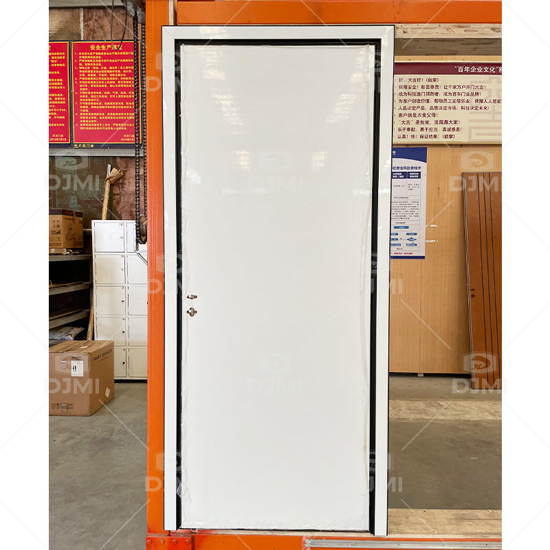 Custom Aluminum Wood Door Interior Wooden Door Apartment Room Plywood Door