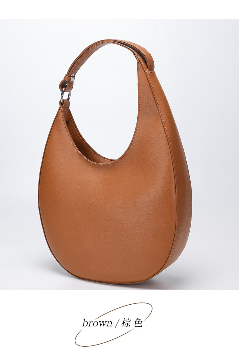 European and American Retro Women's Bag Crescent Bag Design Sense Versatile Niche Fashion Shoulder Bag Crossbody Bag