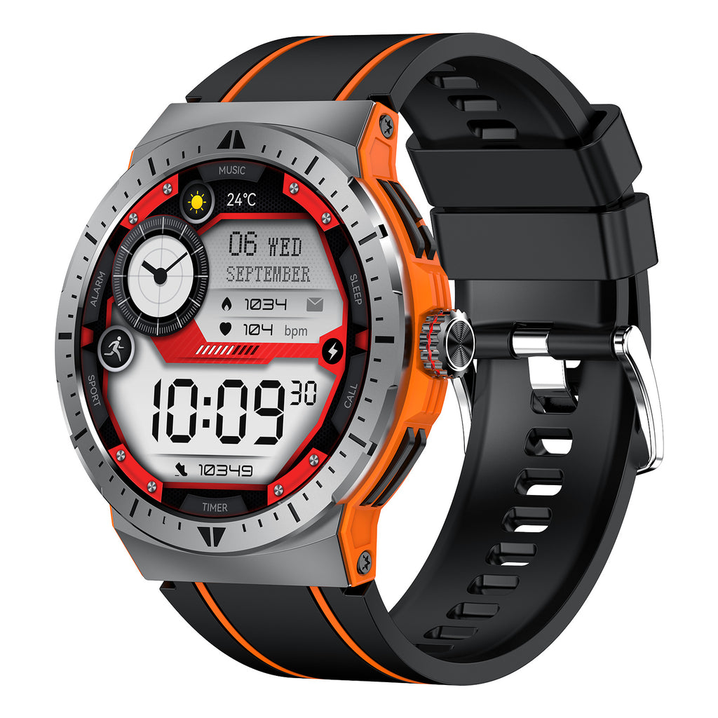 HK52Watch Bluetooth Call Heart Rate Monitoring Exercise Blood Oxygen Blood Pressure AMOLED Multi-Dial Switch Hot Sale