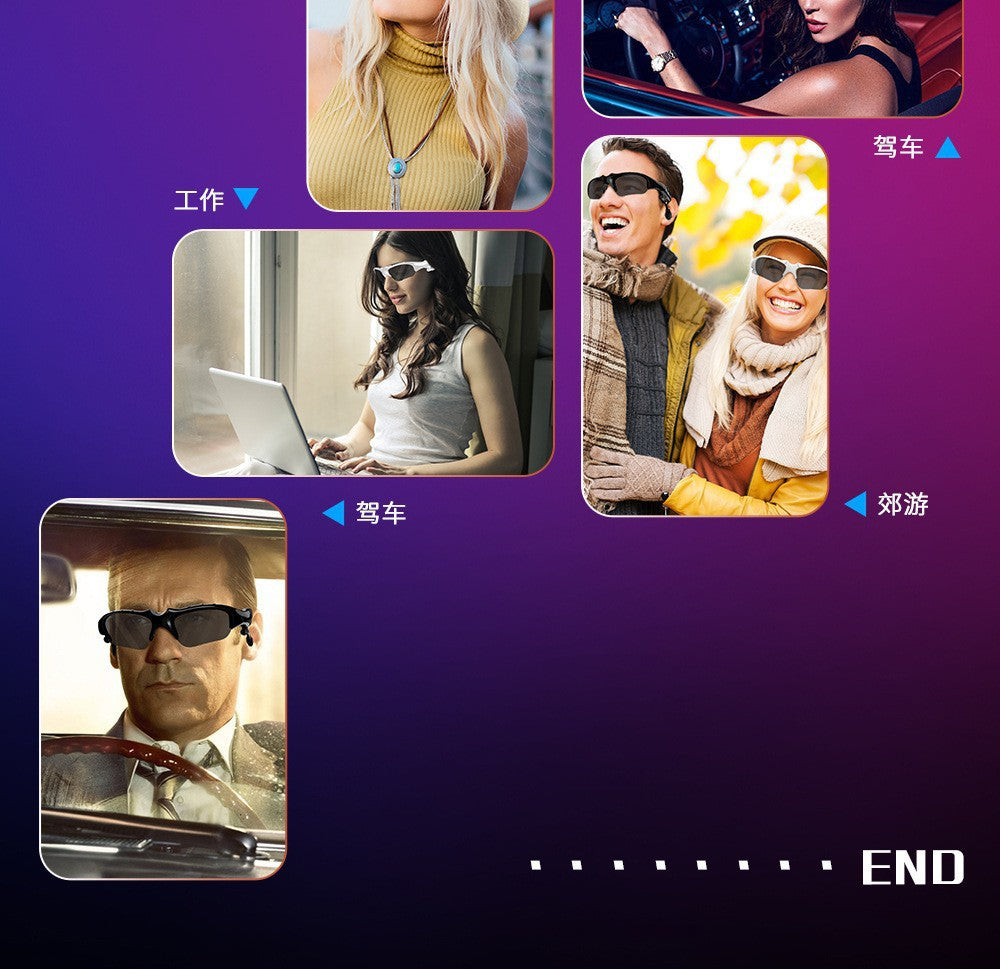 Hot-Selling Bluetooth Glasses TWS Game Wireless Bluetooth Sports Headphones Mini Dual Earbuds Touch Control No Delay