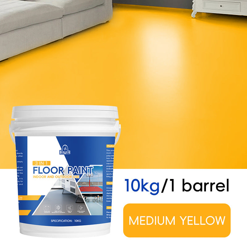 Home Floor Paint Three-in-One Epoxy Floor Paint Cement Floor Water-Based High Solid Wear-Resistant Resin Southeast Asia Environmental Protection
