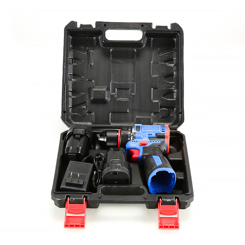 Amazon New Multifunctional Household Electric Screwdriver Set Hot-Selling Cordless Drill Rechargeable Lithium Drill