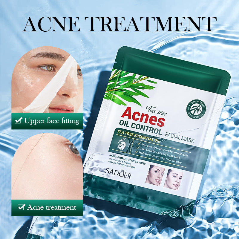 Tea Tree Facial Mask25g SADOER Refreshing Moisturizing Tablets for  Wholesale