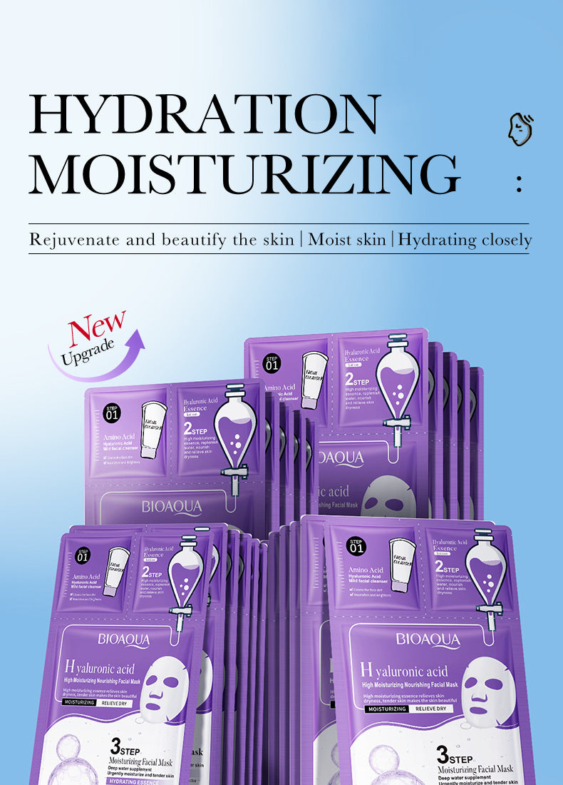 Trilogy Face Mask BIOAOUA Cleansing Facial Cleanser Hydrating Essence  Wholesale