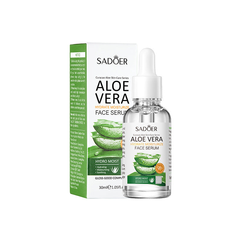 Aloe Vera Skincare Set SADOER Cleansing, hydrating, moisturizing, and nourishing  foreign trade manufacturer wholesale