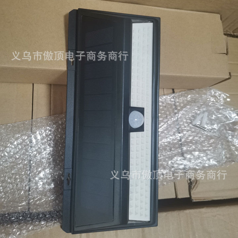 Outdoor Solar Street Light Garden Light Household Sensor Light Outdoor Waterproof Wall Light Garage Light118led Lamp