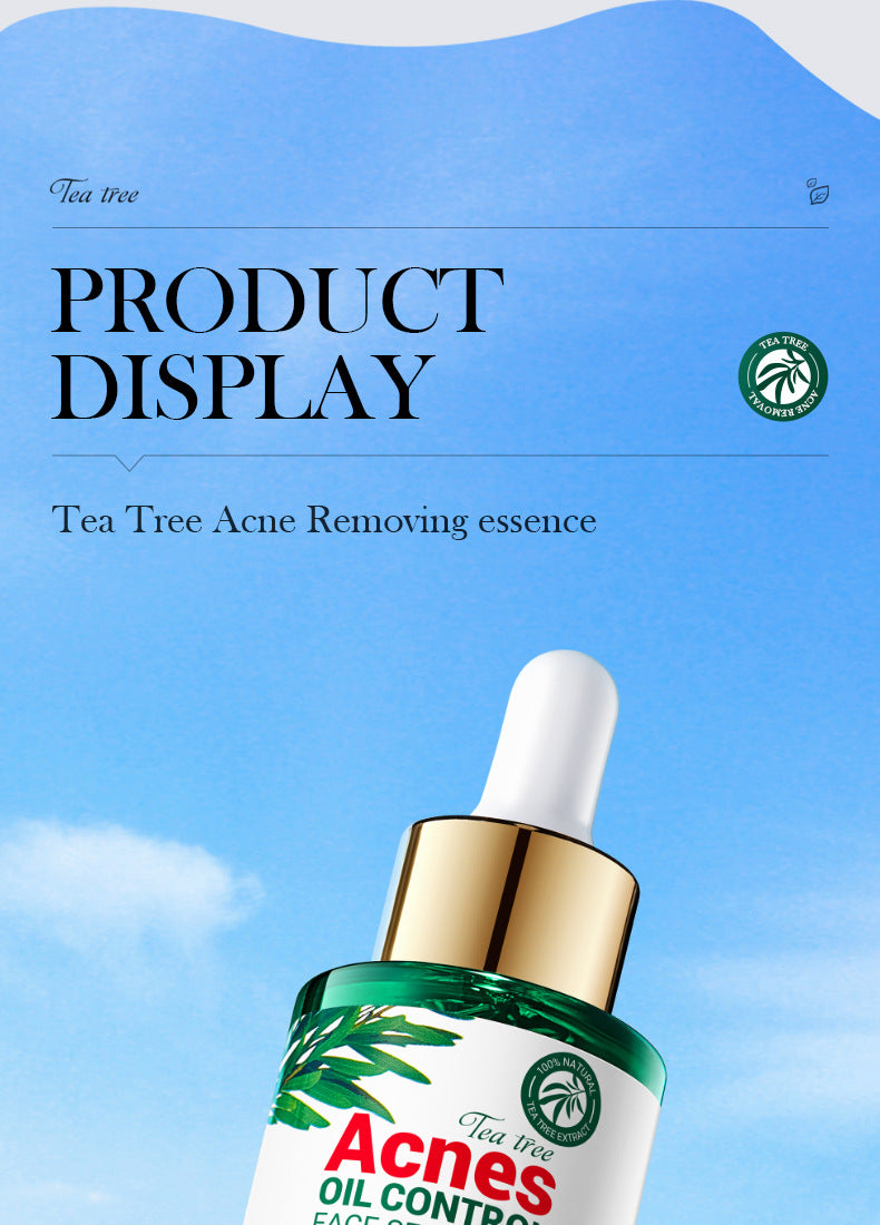 Tea Tree Skincare Set SADOER Cleansing, moisturizing, hydrating five-piece set for  foreign trade wholesale