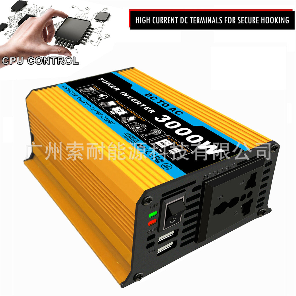 Vehicle Inverter300W 12V Turn110V/220V Double USB Mouth car power inverter