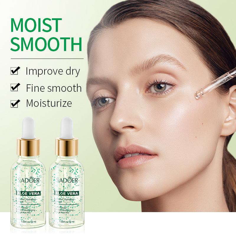 Plant Essence Serum SADOER Aloe Vera Rose Chamomile Hydrating Moisturizing  Foreign Trade Wholesale