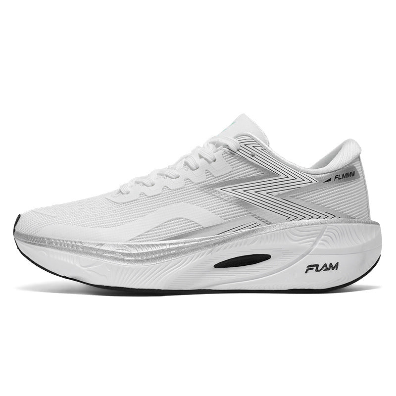 Summer New Mesh Breathable Carbon Plate Ultra-light Sports Shoes for Teenagers Couples Casual Fashion High Elastic Soft Sole Running Shoes