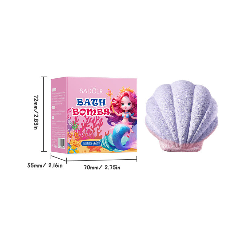 Shell Bath Salt Balls SADOER Deep Cleansing Body Bath Bath Salts Cross-Border Foreign Trade Wholesale