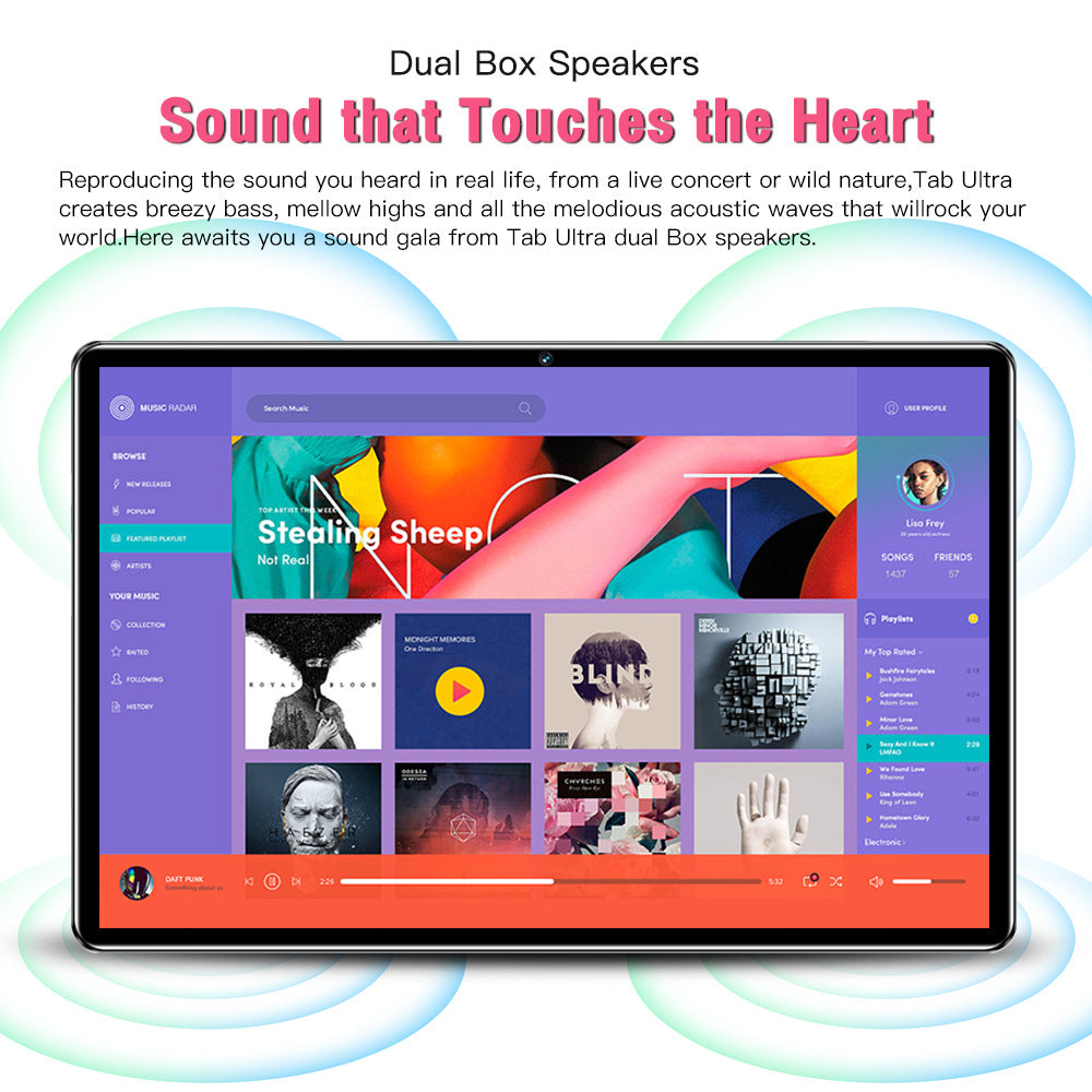 Tablet Tab Ultra High-End Android Smart Tablet10Inch WiFi Bluetooth Tablet(Popular)