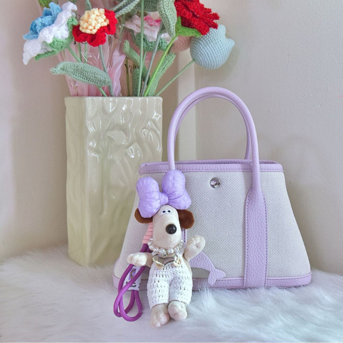 High-end Fashion Handheld Bucket Bag for Women Korean Style New Versatile Trendy Canvas Tote Bag Niche Casual Crossbody Bag