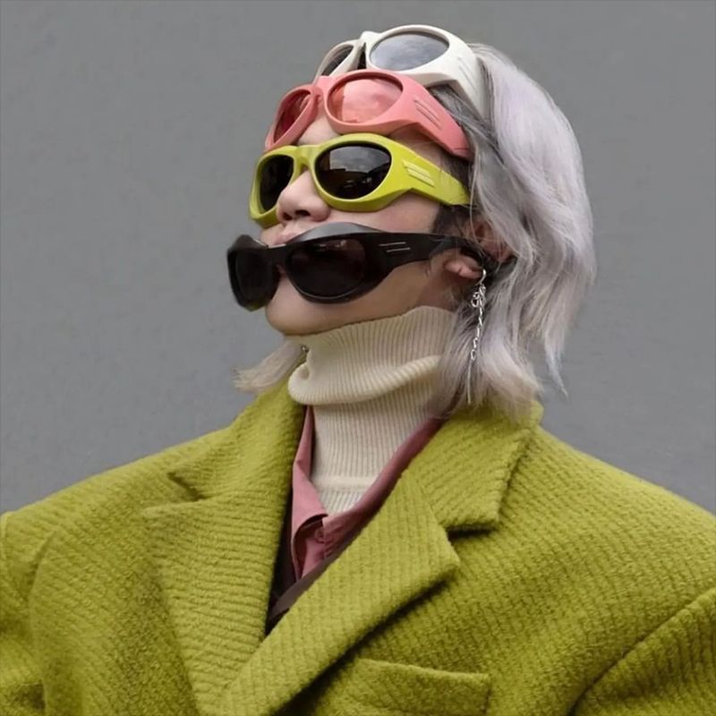 Steampunk Style Y2K Sunglasses for Men Cycling Sports Sunglasses for Women Wholesale