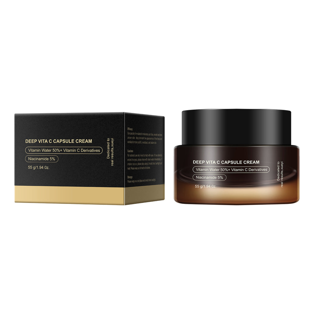 All VC Facial Capsule Cream Wrinkle Smoothing Anti-Wrinkle Essence Cream Hydrating Moisturizing Universal Face Cream