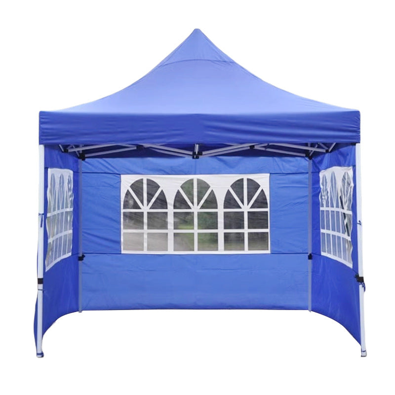 Four-Corner Folding Stall Tent Cloth Square Rain Shelter Semi-Transparent Artistic Creative Roman Window Windscreen Cloth