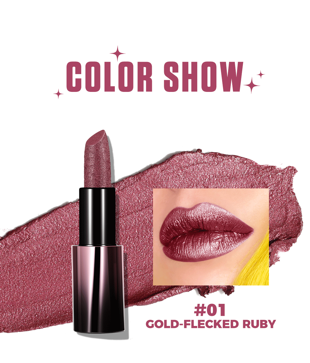 Hot-selling Magnetic Metal Pearl Lipstick Moisturizing Waterproof Non-stick Cup Long-lasting Colorfast Makeup Lipstick