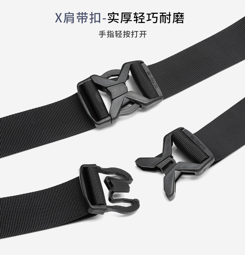 Men's Waist Bag Trendy Brand Crossbody Bag High-end Chest Bag Multi-functional Outdoor Portable Waterproof Men's Shoulder Bag