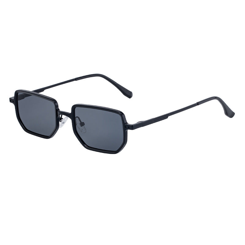 2025New Square Frame Sunglasses for Men with Metal Spring Temples, Sun Protection Glasses, Wholesale for Men shades