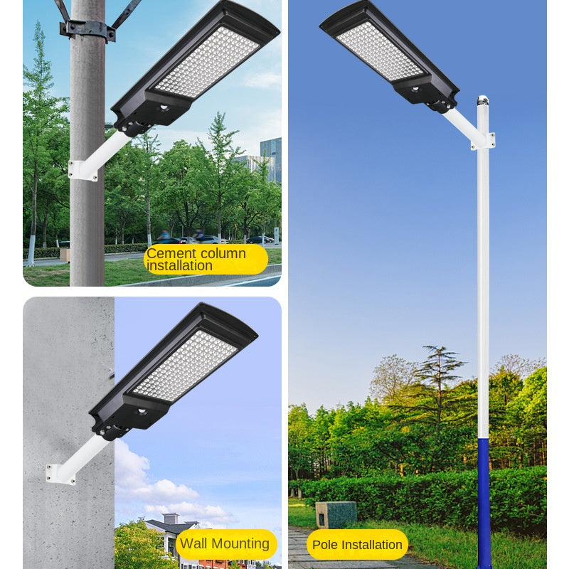 Wholesale Integrated LED Solar Street Light Human Induction New Rural Household Outdoor Garden Lamp ABS Body IP65 for Road