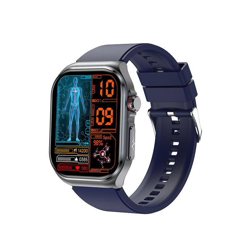 et585Smart Watch Blood Sugar Micro Physiotherapy Mood Fatigue Health Detection Bluetooth Call Smart Watch