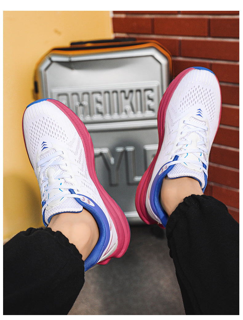 Men's running shoes New Breathable Mesh Student Casual Running Youth Shock Absorbing Anti-Slip Sports Shoes