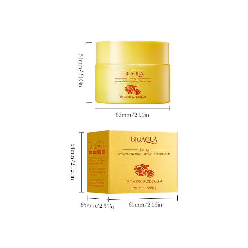 BIOAOUA Turmeric Antioxidant Moisturizing Cream Moisturizing skin nourishing cream   wholesale