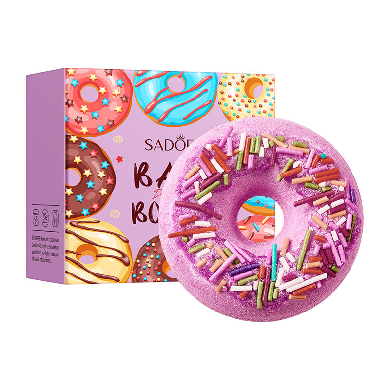 Macaron Donut Bath Salt Ball SADOER Clean Body Bath Salts  Wholesale