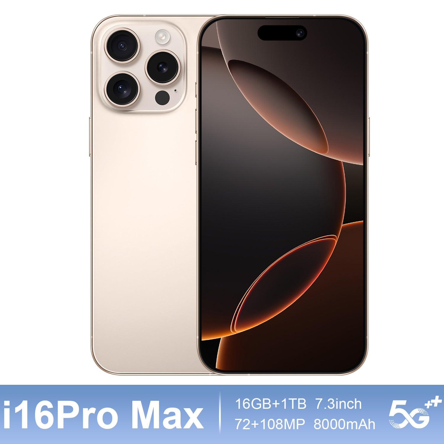 2025New i16Pro Max Android7.3inch smartphone16+1T Source Factory AliExpress Hot Sale