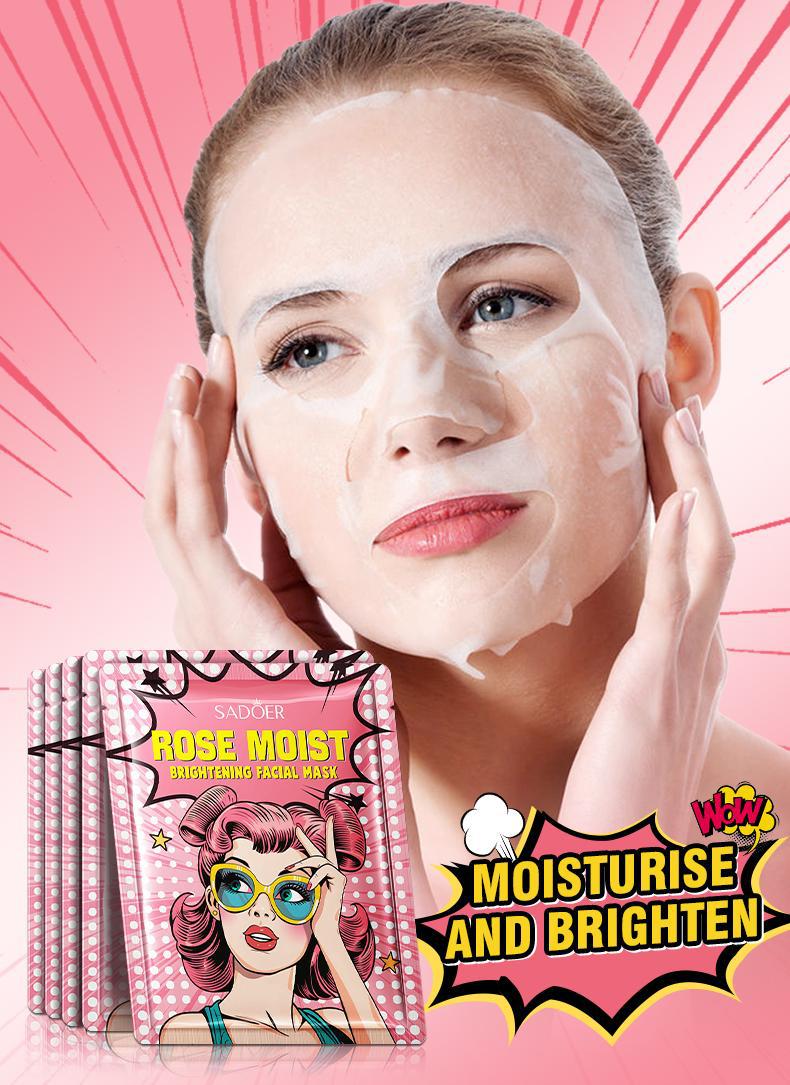 Goddess Mask SADOER Hyaluronic Acid Moisturizing Hydrating Face Mask Sheets Wholesale for  Trade