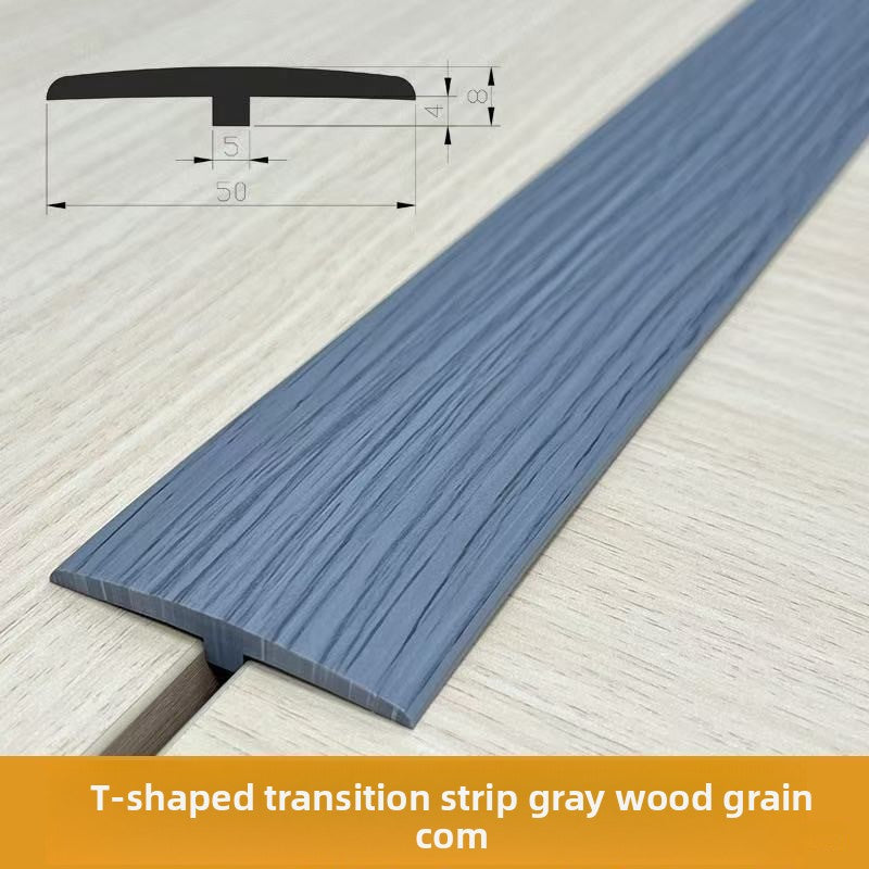 Self-Adhesive T Recessed edge trim for wooden flooring T Edge trim strip, threshold strip, gap transition strip, door strip, edge presser strip