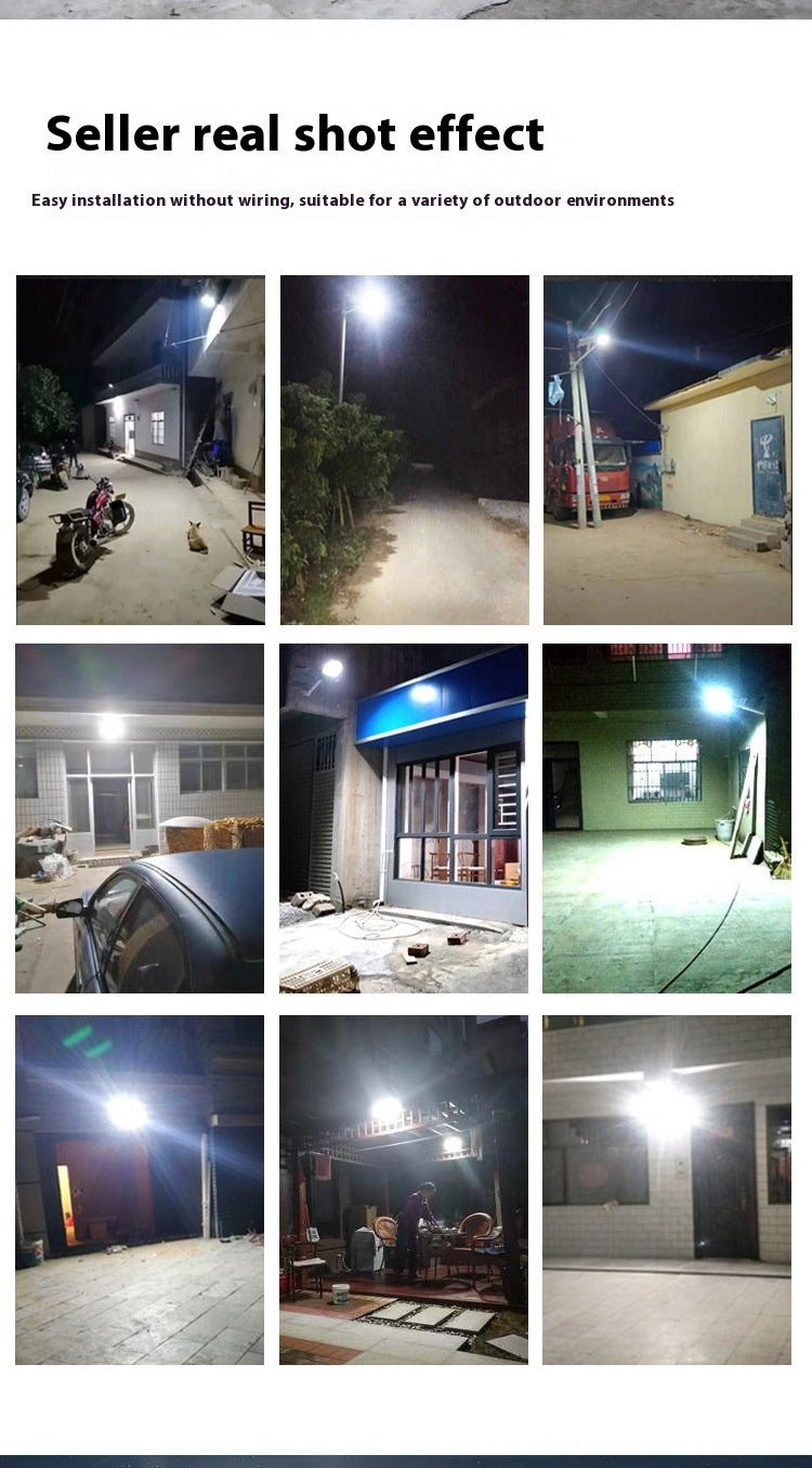 New Rural Lighting Engineering 6m Road Lamp Outdoor Solar LED Lamp Wide-Angle 4-Sided Aluminum Battery for Household Garden Use