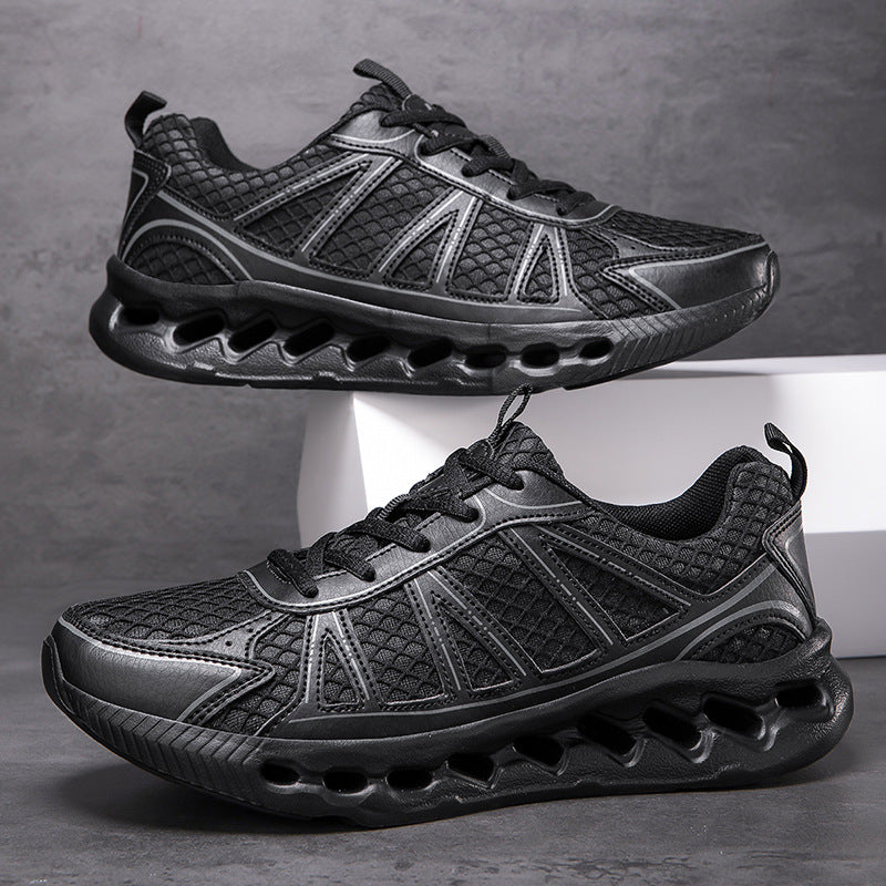 New Men's Running Shoes Large Size Mesh Breathable Casual EVA Lightweight cushioning rebound city commuter shoes