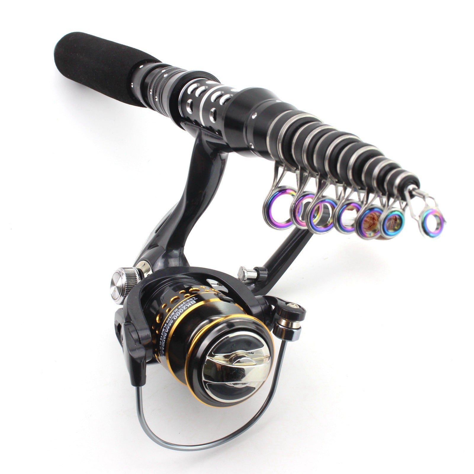 Fishing Gear: Ultra-Short Portable Telescopic Fishing Rod, Small Sea Rod, Rock Fishing Long Casting Rod, Fishing Set