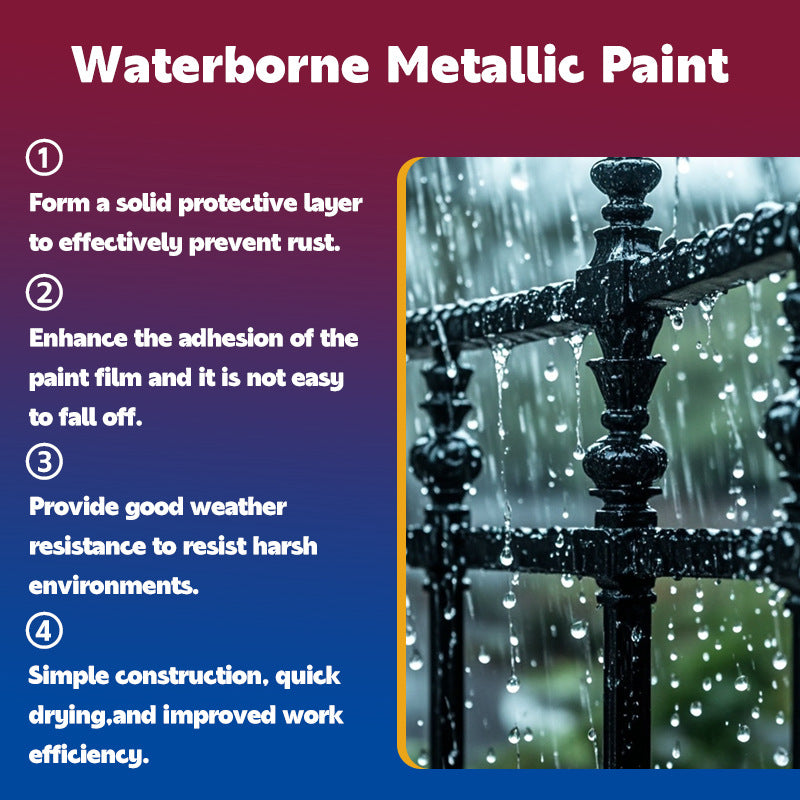 Water-based Metal Paint Anti-rust Paint Rust Conversion Paint Steel Tile Renovation Color Change Paint Multi-color Industrial Paint Rust Fixing Paint