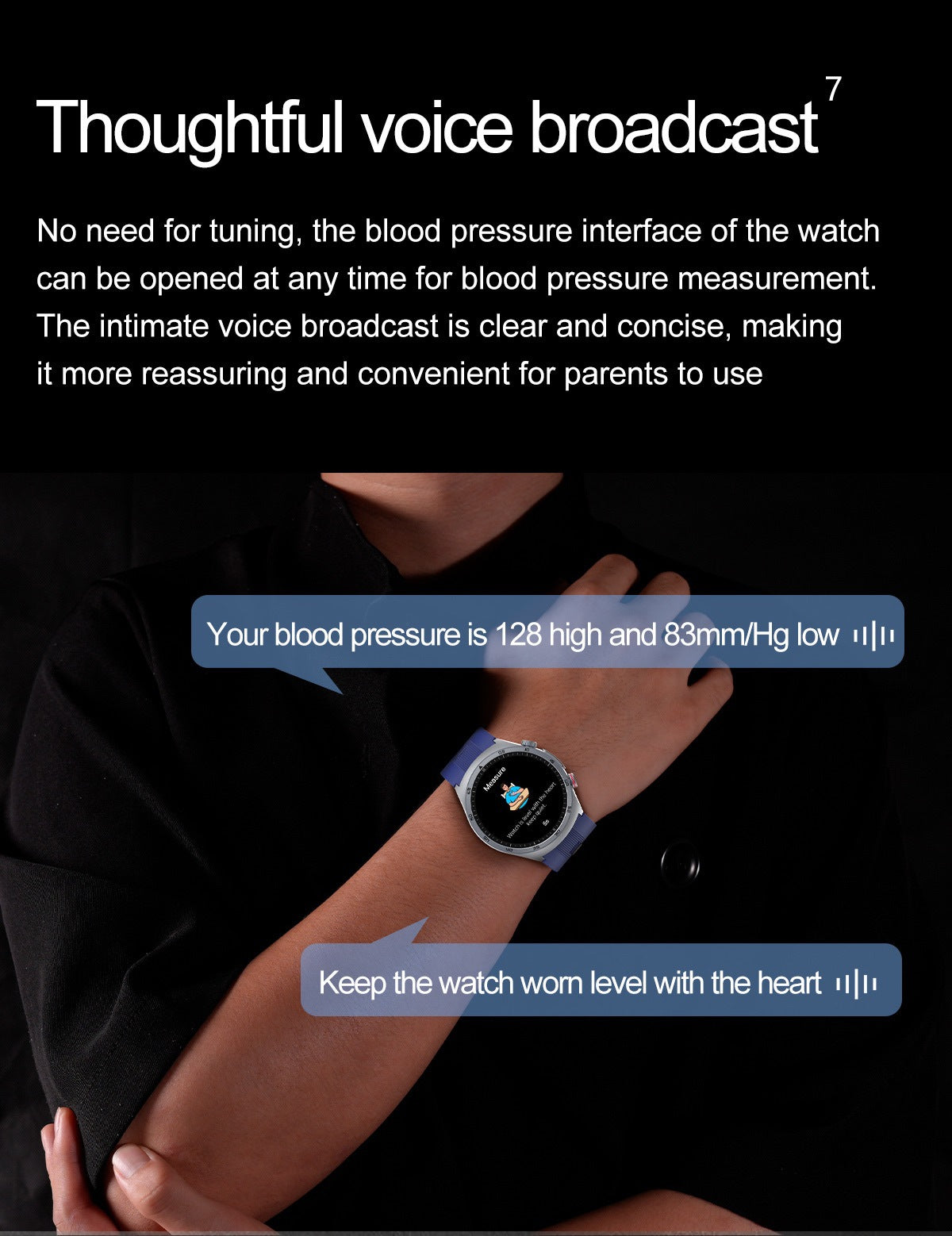 S25Pump Blood Pressure Watch Blood Sugar Blood Oxygen Bluetooth Call Heart Rate Blood Oxygen Monitoring Pump Blood Pressure Watch