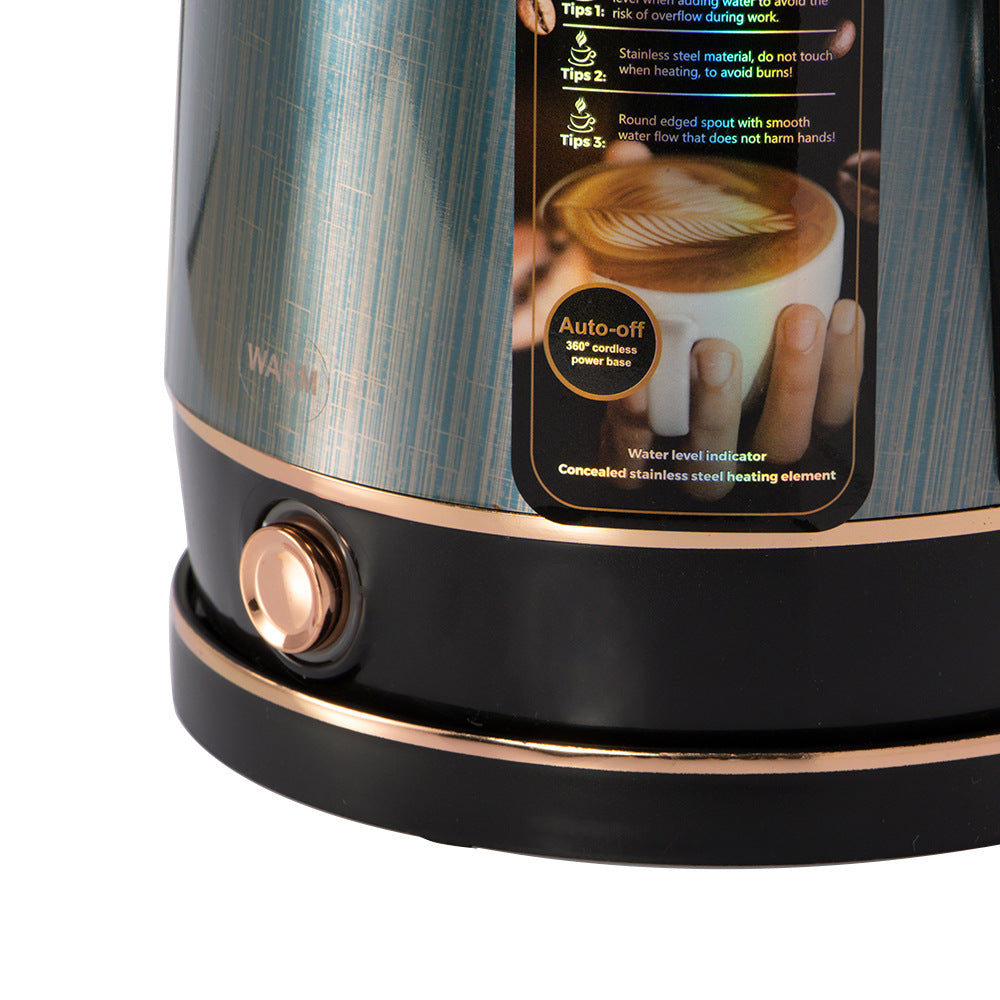 RAF European Standard High-Power Stainless Steel Anti-Dry-Burn Electric Kettle Fast Heating Long-lasting Insulation304Seamless Kettle2.5L