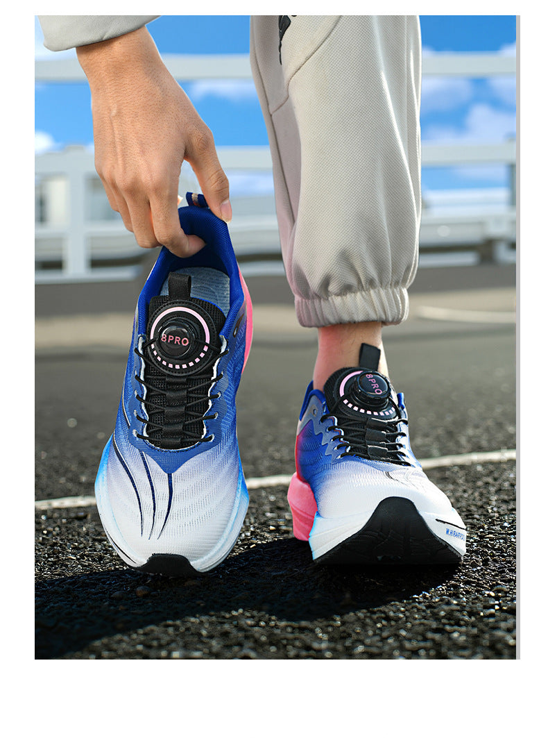 Red Rabbit8pro Hot-selling Parent-Child Breathable Running Shoes Professional Racing Anti-Slip Student Cushioning Rotating Button Sports Shoes