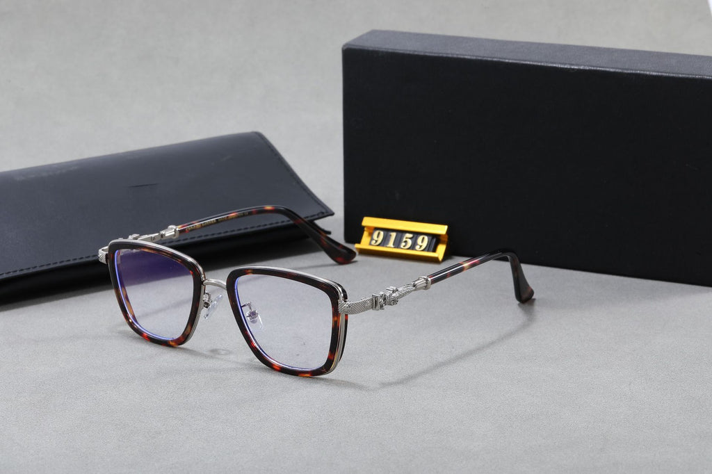 Crowe Style Pilot Double Bridge Sword Model Glasses Frame Large Size Men's Changeable Color Retro Wide Rim High Prescription