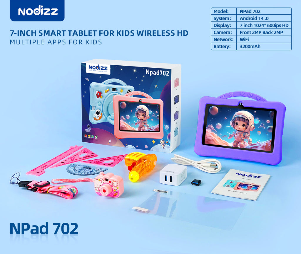 Npad702Children's Tablet Computer WiFi Cellular Network Google Store APP Download Children's Toy Family Bucket