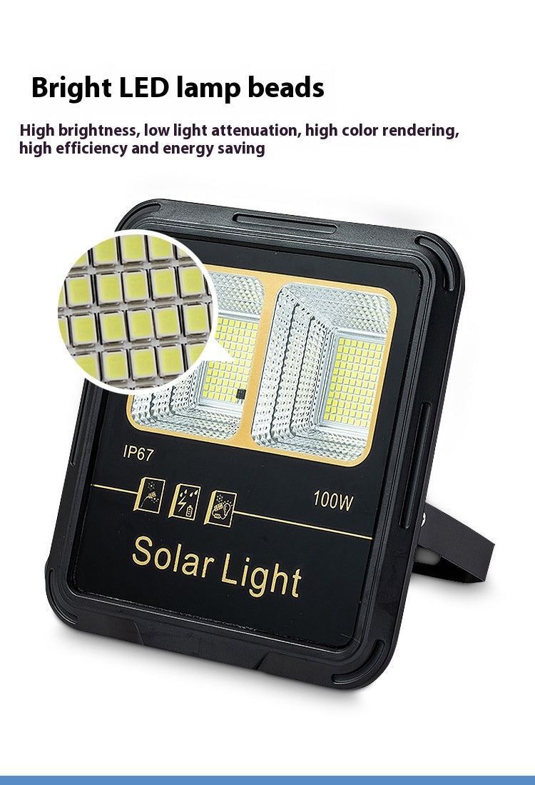 100W-300W Smart Super Bright Outdoor Waterproof Garden Light Split Solar Flood Light for Yard Lighting