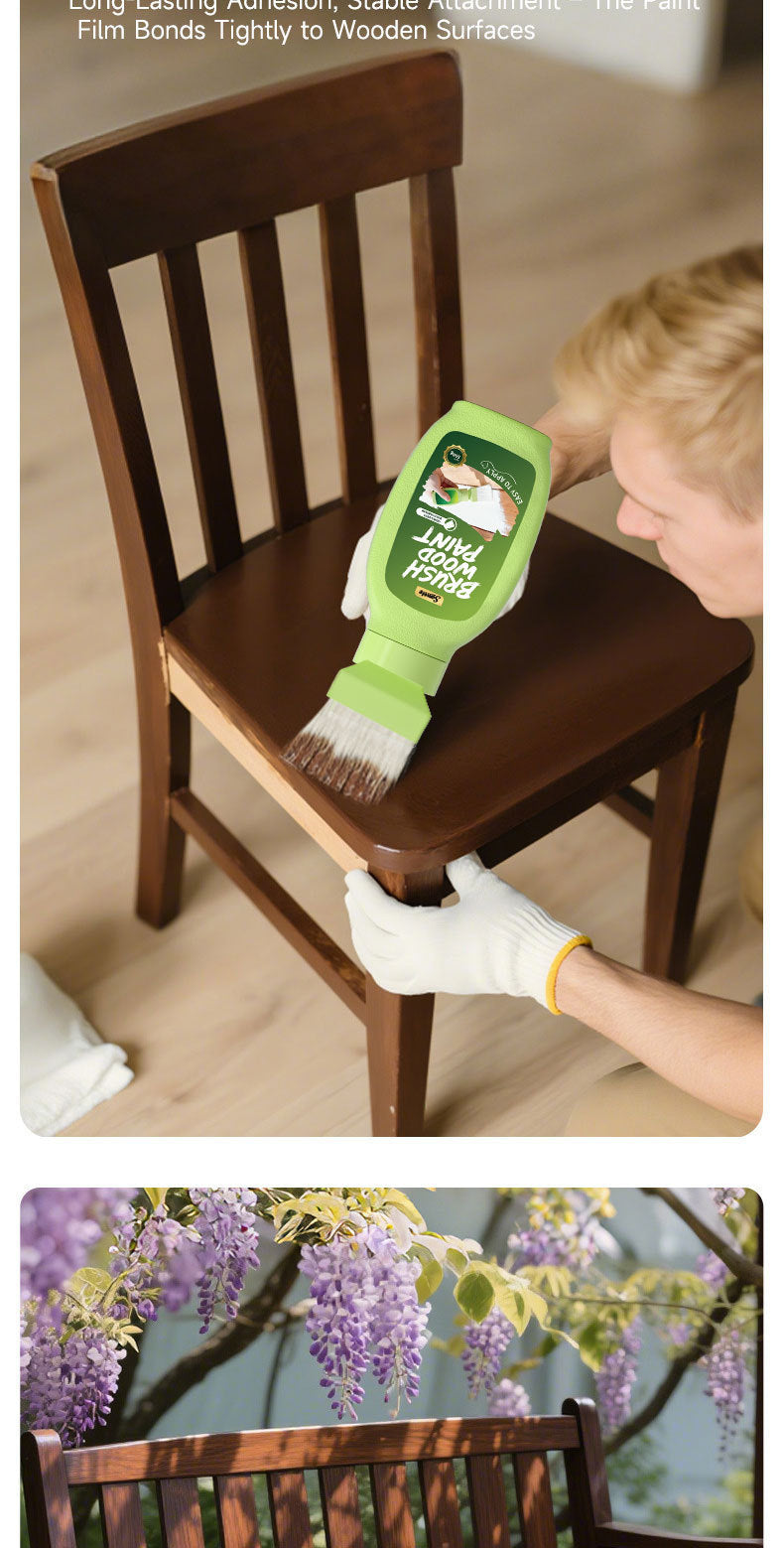 Brush for Wood Furniture Paint, Wood Products Color Change, Renovation Paint Brush, Wood Paint, Water-based Paint, Coating