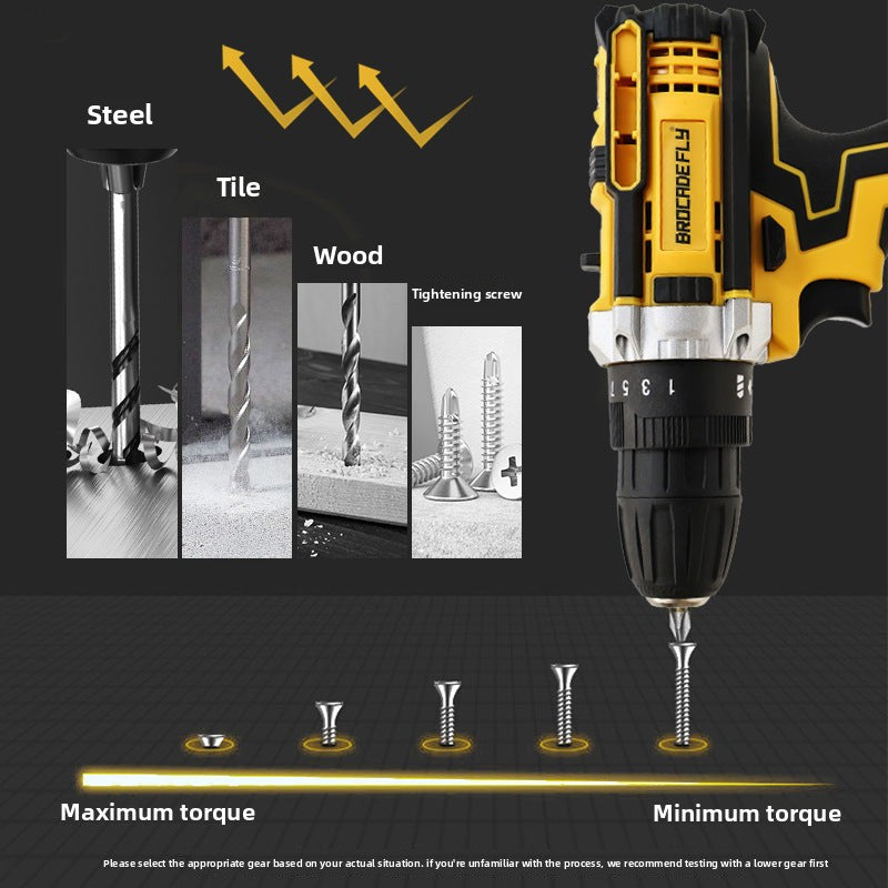 Hardware Tool Set Repair Tools Multi-Functional Electric Drill Impact Drill Electrician Set Wholesale